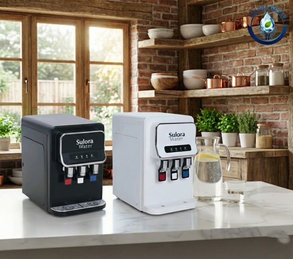 SX-1200 Black- White Sıcak-Soğuk Arıtmalı Su Sebili